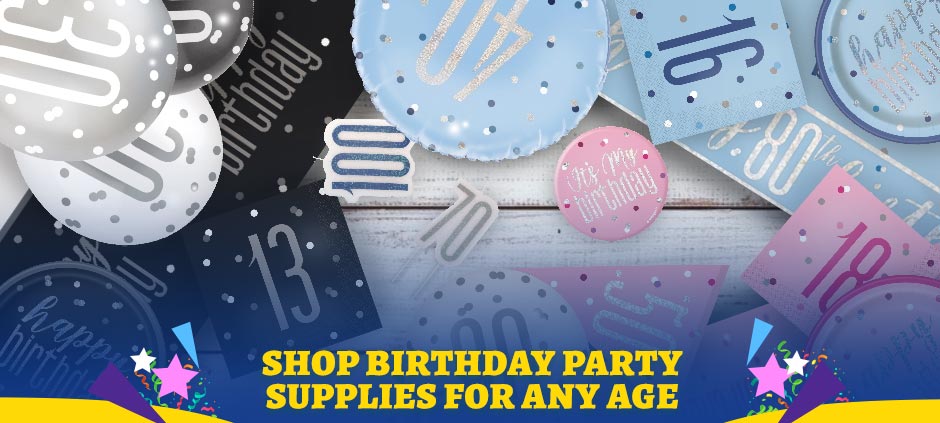 Age Milestone Party Supplies
